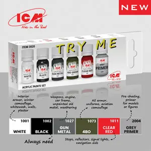 TRY ME Acrylic paint set