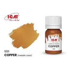 METALLIC COLORS Copper bottle 12 ml