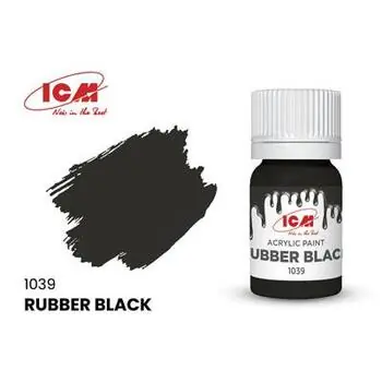 GREY Rubber Black bottle 12 ml