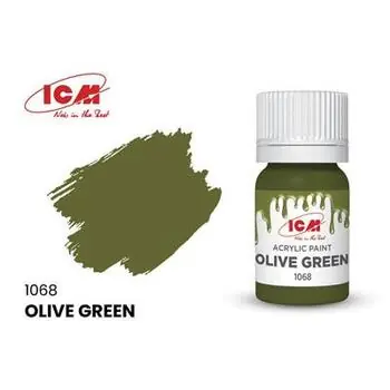 GREEN Olive Green bottle 12 ml