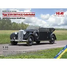 Typ 320 (W142) Cabriolet, WWII German Staff Car in 1:35