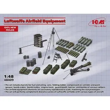 LW Airfield Equipment (100% new molds) in 1:48