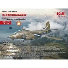 B-26B Marauder, WWII American Bomber (100% new molds) in 1:48