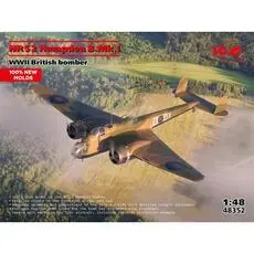 HP.52 Hampden B.Mk.I WWII British bomber (100% new molds) in 1:48