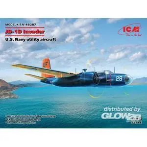 Jig Dog JD-1D Invader U.S. Navy utility aircraft in 1:48