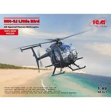 MH-6J Little Bird, US Special Forces Helicopter (100% new moulds) in 1:48 MH-6J Little Bird, US Special Forces Helicopter (100% new moulds) in 1:48