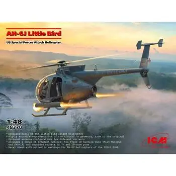 AH-6J Little Bird, US Special Forces Attack Helicopter in 1:48