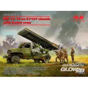 BM-13-16 on G7107 chassis with Soviet crew in 1:35