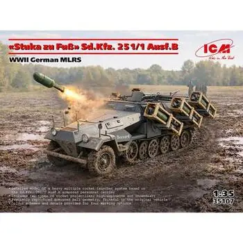 Stuka zu Fuß Sd.Kfz. 251/1 Ausf.B, WW II German MLRS in 1:35