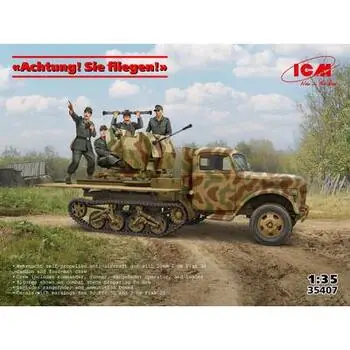 Sie fliegen! (Sd.Kfz.3b with 2 cm Flak 38 and crew) in 1:35