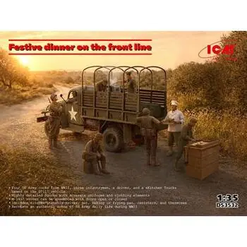 Festive dinner on the front line in 1:35