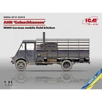 AHN Gulaschkanone, WWII German mobile field kitchen in 1:35