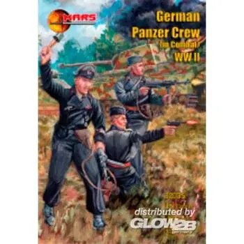 WWII German Panzer Crew (in Combat) in 1:32