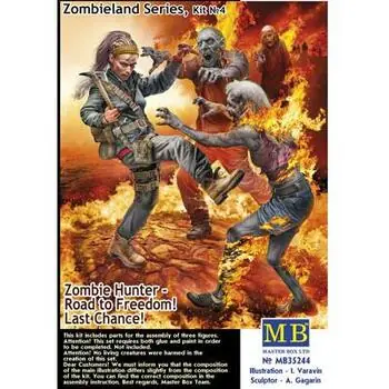 Zombie Hunter - Road to Freedom! Letzte Chance! Zombieland Serie, Bausatz Nr. 4 in 1:35