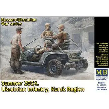 Russisch-Ukrainischer Krieg. Sommer 2024. Ukrainische Infanterie. Kursk Region in 1:35