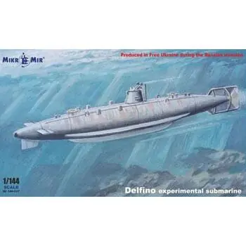 Delfino experimental submarine in 1:144