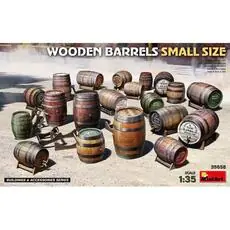 1:35 Wooden Barrels small Size