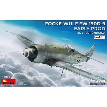 Focke-Wulf Fw 190D-9 Early Prod. JG 54 Grünherz Basic Kit. in 1:48