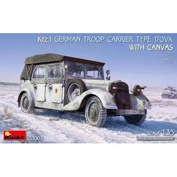 Kfz.1 German Troop Carrier Type 170VK w/Canvas in 1:35