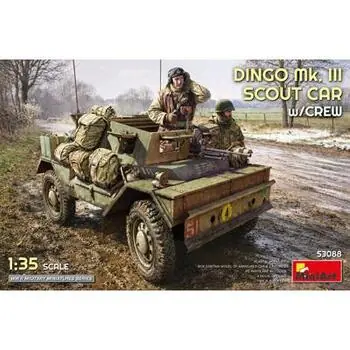 Dingo Mk. III Scout Car w/ Crew in 1:35