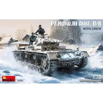 Pz.Kpfw.III Ausf. D/B with Crew in 1:35