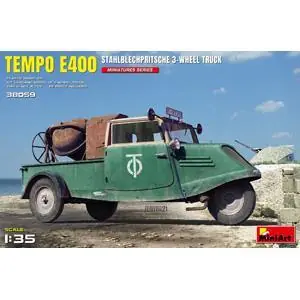 Tempo E400 StahlblechPritsche 3-Wheel Truck in 1:35