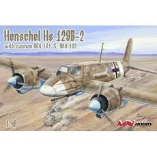 Henschel Hs- 129B-2 with cannon MK 101& MK103 in 1:48