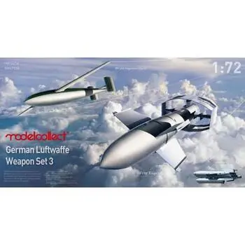 Deutsche Luftwaffe Waffenset 3 WWII BV246 *2, Fritz X *4, HS293 *2 in 1:72
