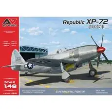 XP-72 Experimentaljäger (vierblättriger Propeller) im Maßstab 1:48
