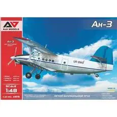 An-3 Tuboprop-Mehrzweck-Doppeldecker im Maßstab 1:48