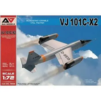 VJ 101C-X2 Überschallfähiger VTOL-Jäger im Maßstab 1:72