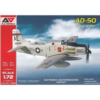 AD-5Q SkyRaider (Version mit elektronischer Gegenmaßnahme) im Maßstab 1:72
