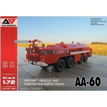 AA-60 Flugzeugrettungs- und Feuerwehrfahrzeug (ARFF) im Maßstab 1:72