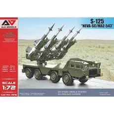 S-125 Neva SC-Raketensystem auf MAZ-543 im Maßstab 1:72 S-125 Neva SC-Raketensystem auf MAZ-543 im Maßstab 1:72