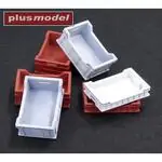 Plastic crates in 1:35