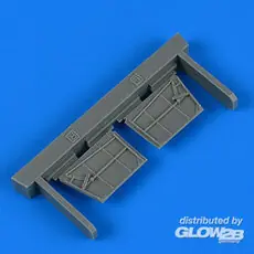 Gloster Gladiator cockpit doors for ICM in 1:32