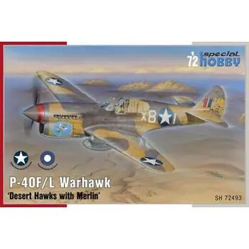 P-40F/L Warhawk ‘Desert Hawks with Merlin’ in 1:72