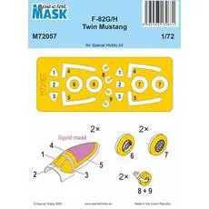 F-82G/H Twin Mustang Mask in 1:72
