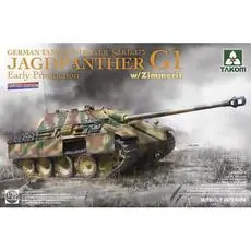 Deutscher Jagdpanzer Sd.Kfz.173 Jagdpanther G1 Frühe Produktion mit Zimmerit (Limitierte Auflage) in 1:35