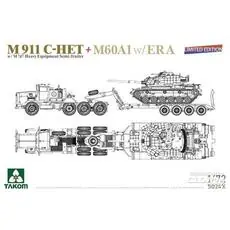 M911 C-HET mit M747 Schwerlast-Sattelauflieger + M60A1 mit ERA im Maßstab 1:72 M911 C-HET mit M747 Schwerlast-Sattelauflieger + M60A1 mit ERA im Maßstab 1:72