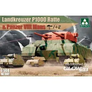 Landkreuzer P1000 Ratte(Proto Type)&Panzer VIII Maus