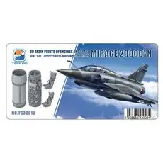 Mirage 2000 D/N 3D RESIN PRINTS OF ENGINES AND SEATS in 1:32