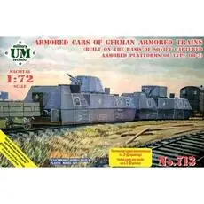 Armored platforms (Soviet trophies) of German armored trains in 1:72 Armored platforms (Soviet trophies) of German armored trains in 1:72