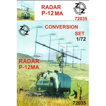 P-12MA Radar (Umbausatz für ICM72541 Bausatz) im Maßstab 1:72