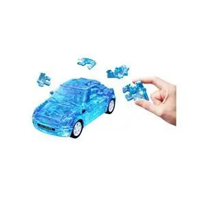 3D Mini Cooper transp. \"blau\"