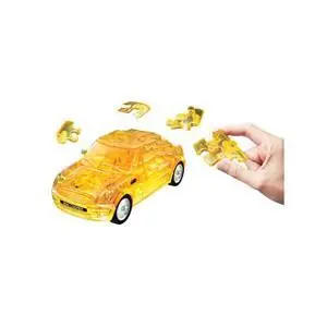 Mini Cooper, transparent-gelb -Puzzle Fun 3D