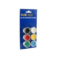 Basisfarben-Set (6x14ml Email Farben) Revell Modellbau-Farbe auf Kunstharzbasis