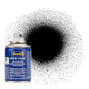 Spray Color Schwarz, seidenmatt, 100ml