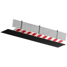 Guard Rail Barriers with Debris Fencing (2m)