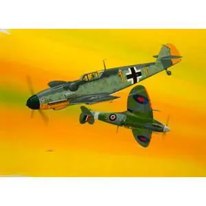 Combat Set Messerschmitt Bf109G-10 & Spitfire Mk.V